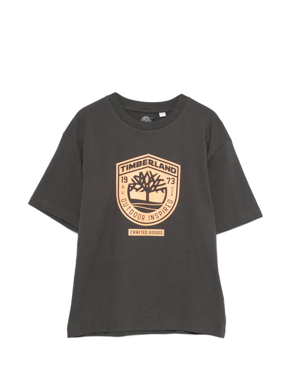 Timberland Kids logo T-shirt - Grigio