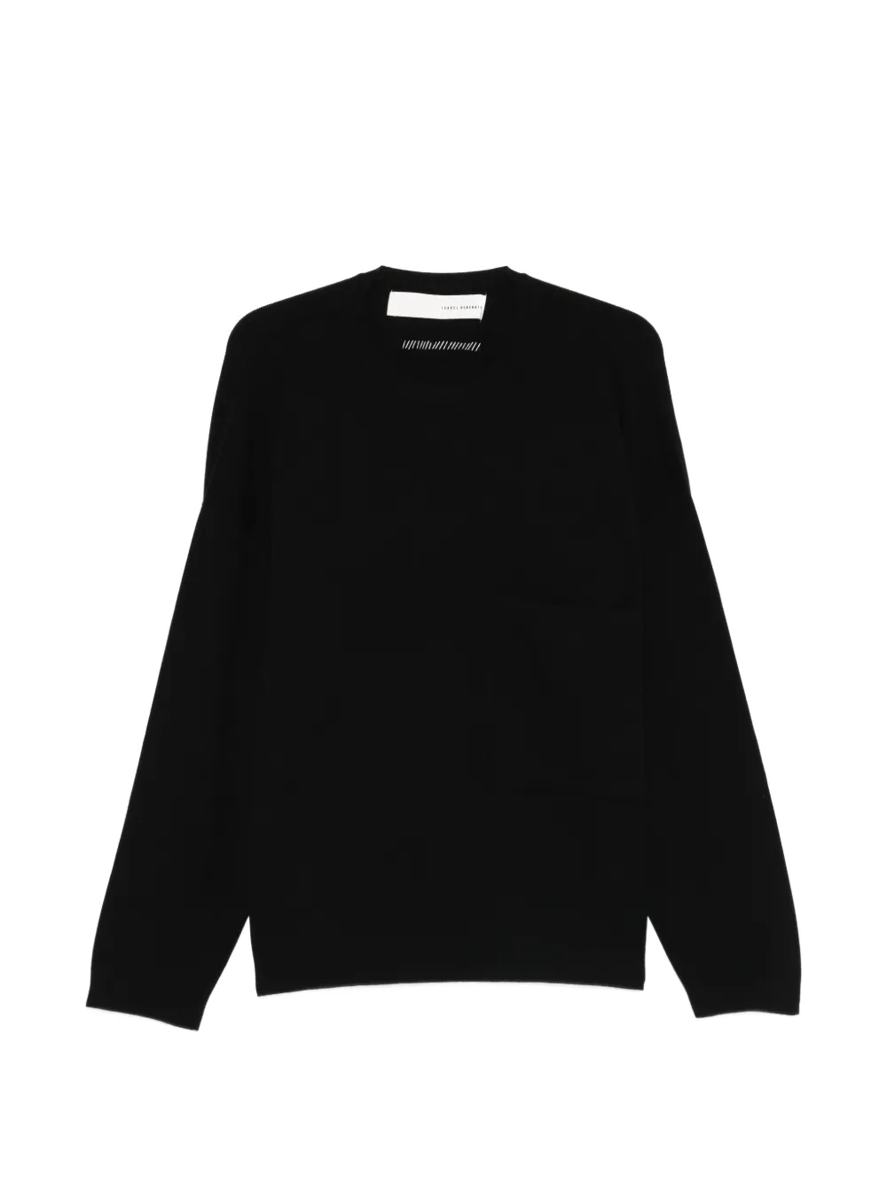Isabel Benenato Lucca crew-neck sweatshirt - Nero
