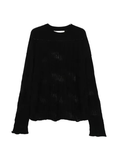 Isabel Benenato textured crew-neck sweater