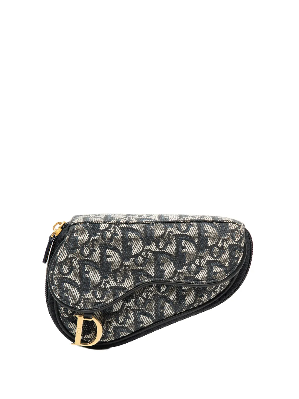 Christian Dior Pre-Owned 1998 Diorissimo Canvas Saddle pouch - Blu