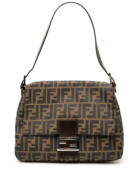 Fendi Pre-Owned 20th Century Zucca Canvas Mamma Forever shoulder bag