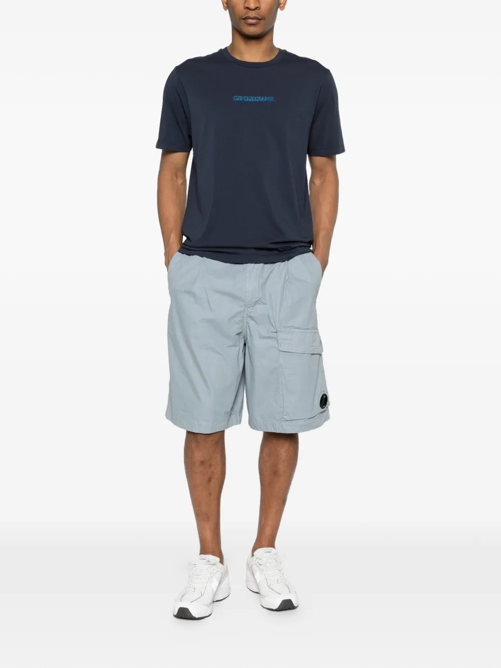 C.P. Company T-shirt met logo Blauw