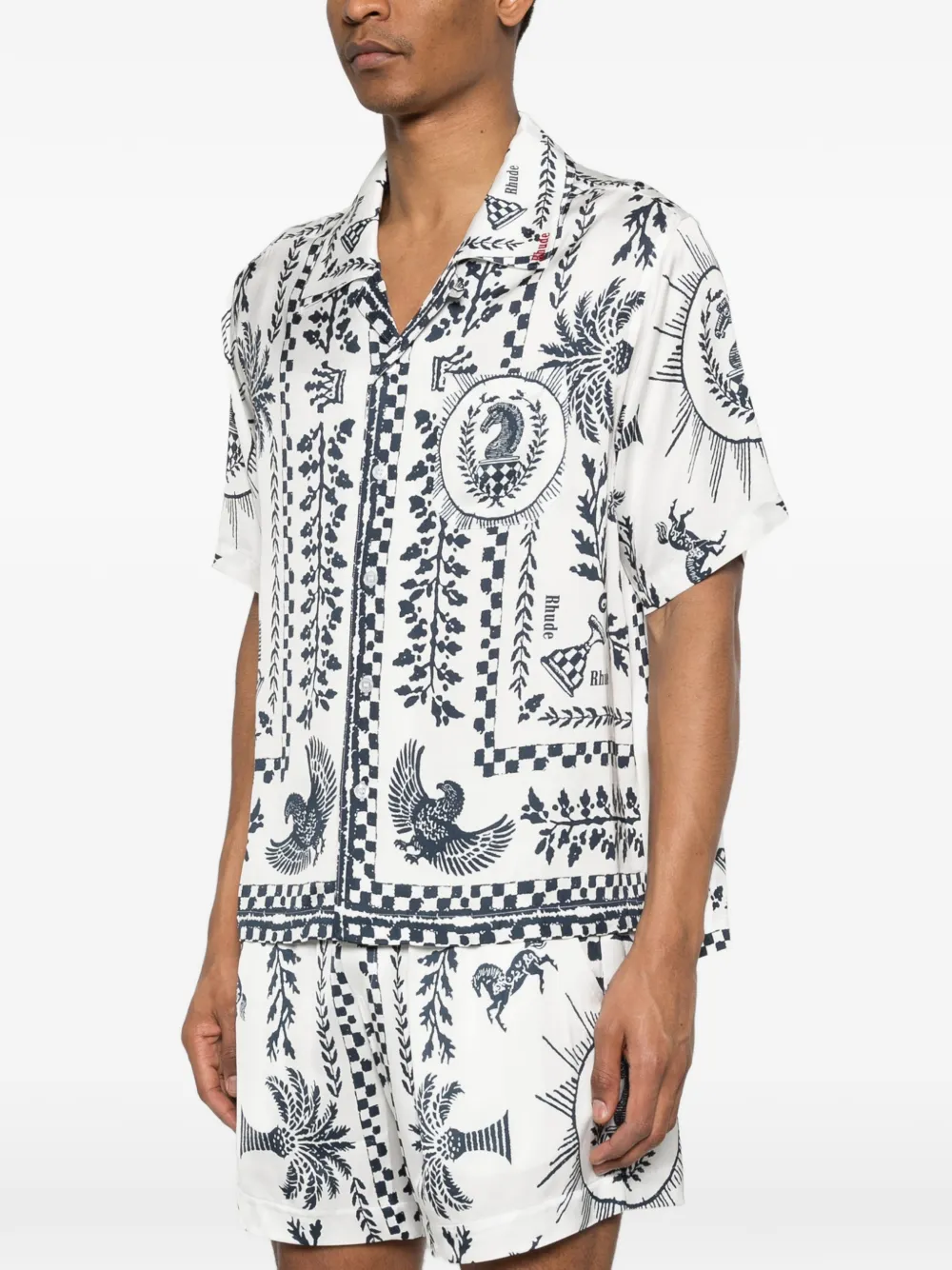  Rhude Graphic-print Shirt - White 