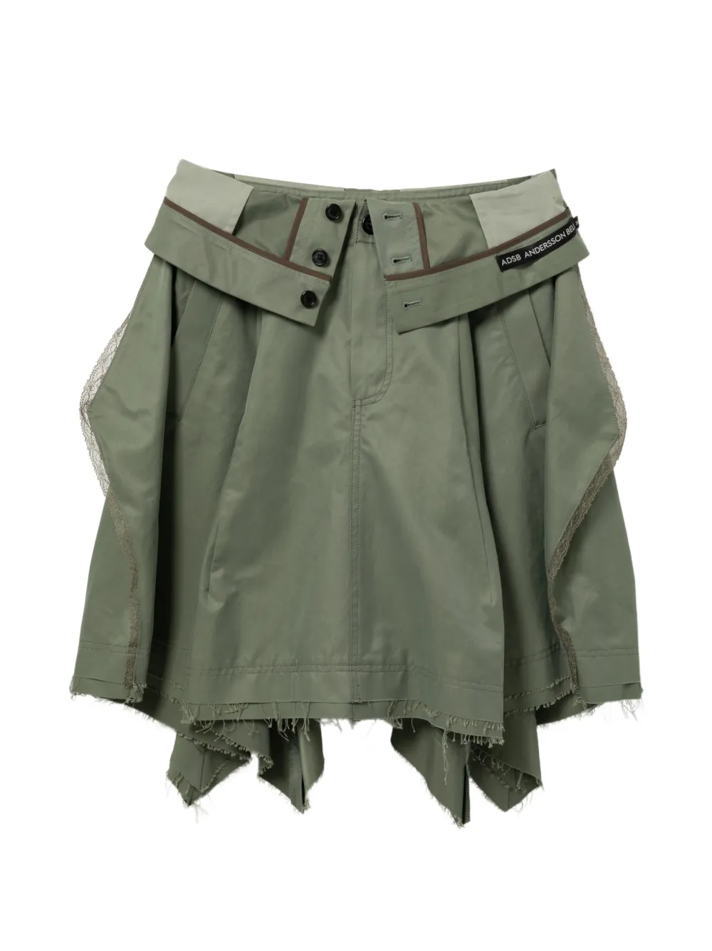 Andersson Bell Gonna asimmetrica - Verde
