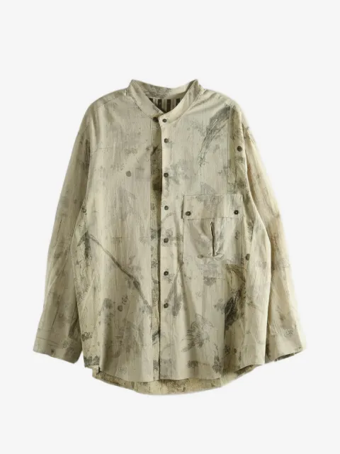 Ziggy Chen abstract-print cotton shirt