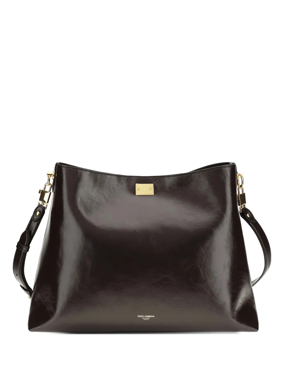Dolce & Gabbana large Vittoria shoulder bag - Marrone