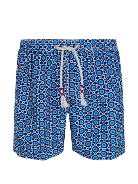MC2 Saint Barth Lighting 70 Geo Kaleidos geometric-print swim shorts
