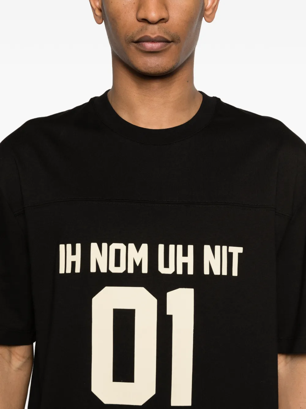 Ih Nom Uh Nit T-shirt met ronde hals Zwart
