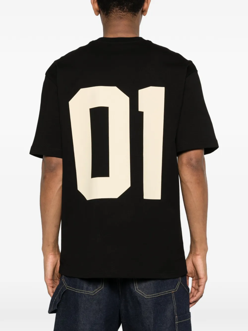 Ih Nom Uh Nit T-shirt met ronde hals Zwart