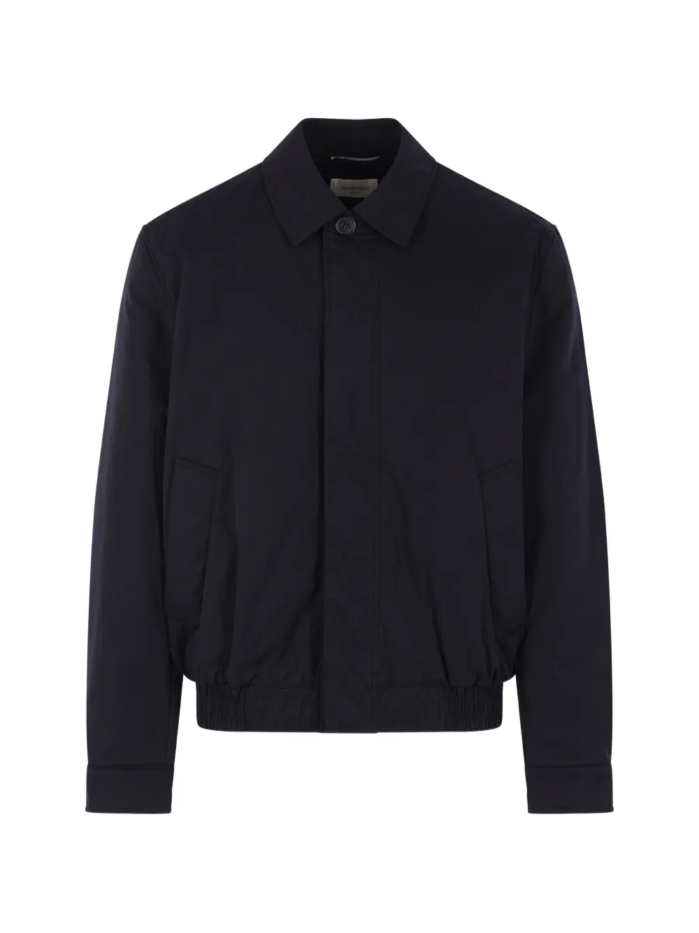 Saint Laurent cotton shirt jacket - Blau