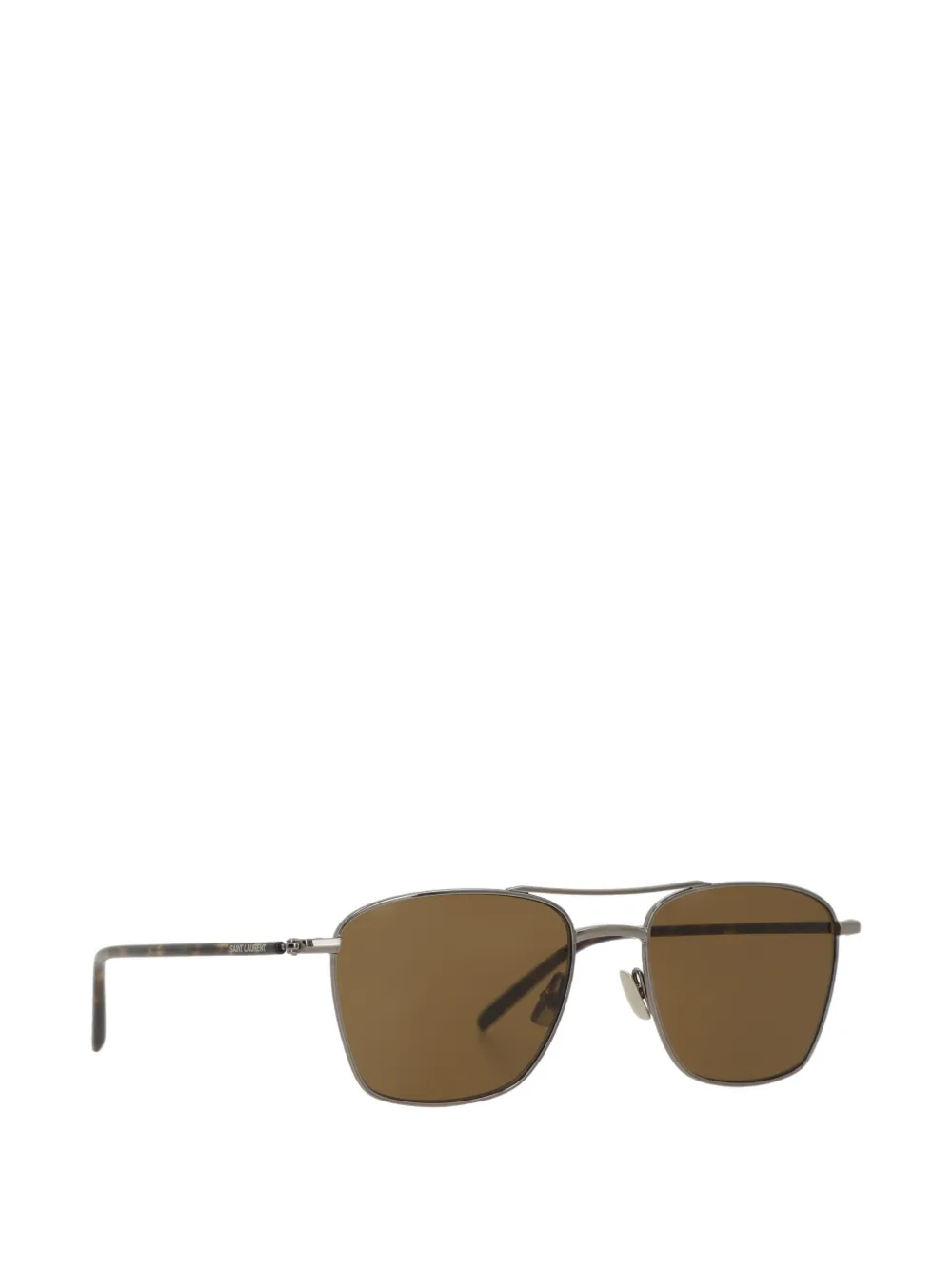 Saint Laurent Eyewear 866 zonnebril met piloten montuur Grijs