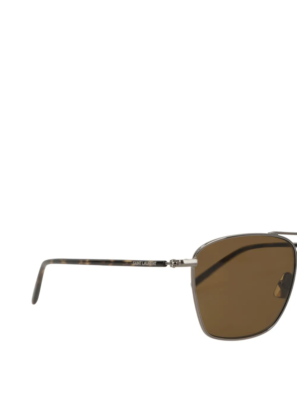 Saint Laurent Eyewear 866 zonnebril met piloten montuur Grijs