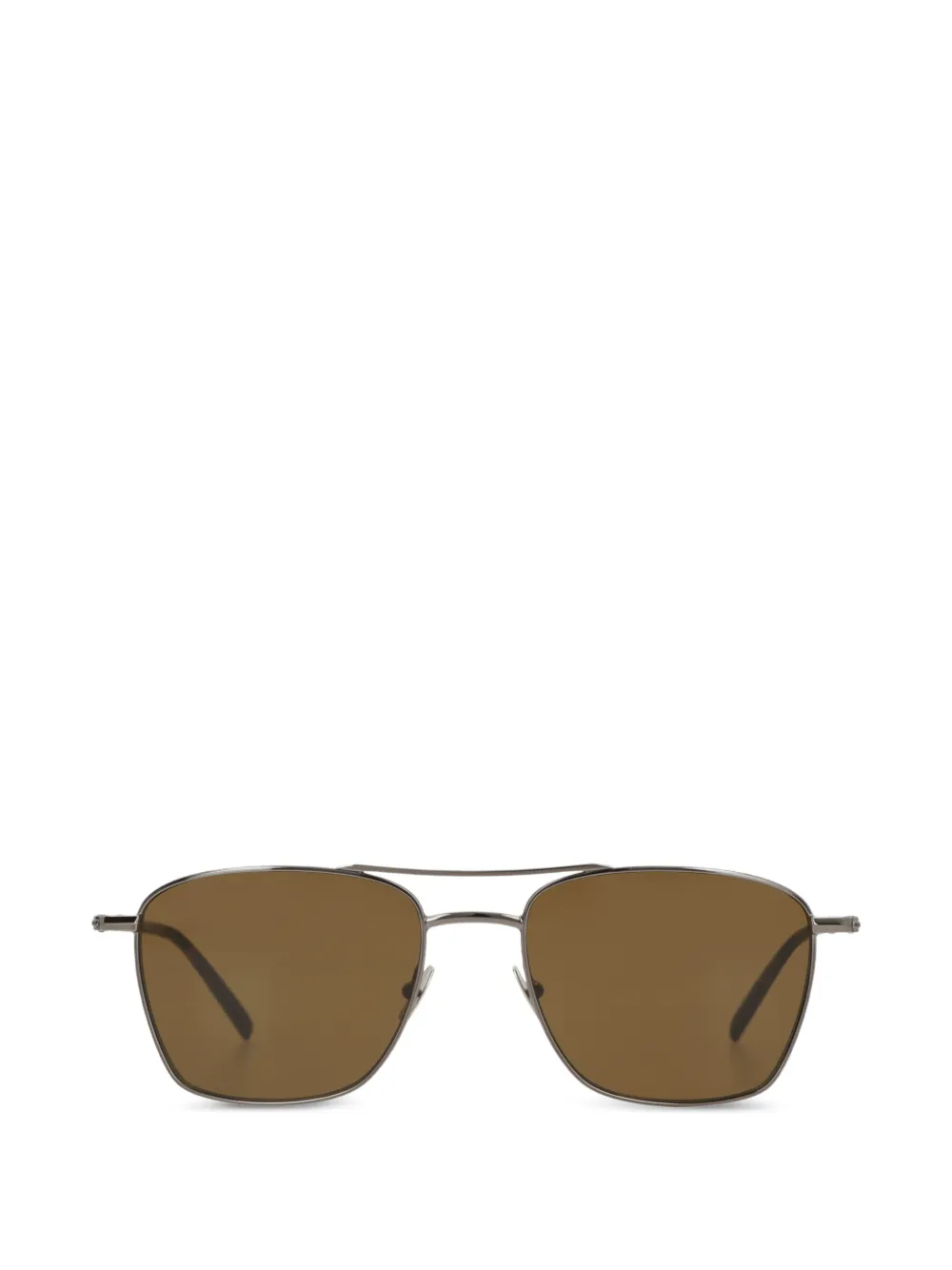 Saint Laurent Eyewear 866 double-bridge pilot-frame sunglasses - Grigio