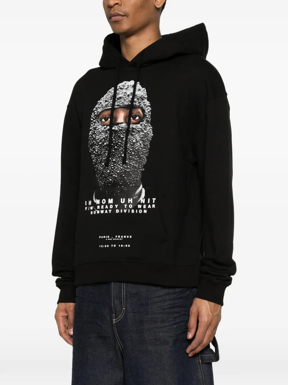 Ih Nom Uh Nit Hoodie met print Zwart