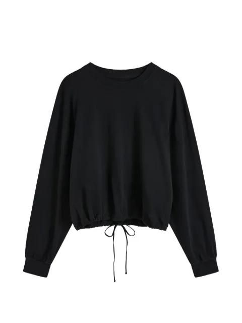 St. Agni drawstring-hem long-sleeve sweatshirt