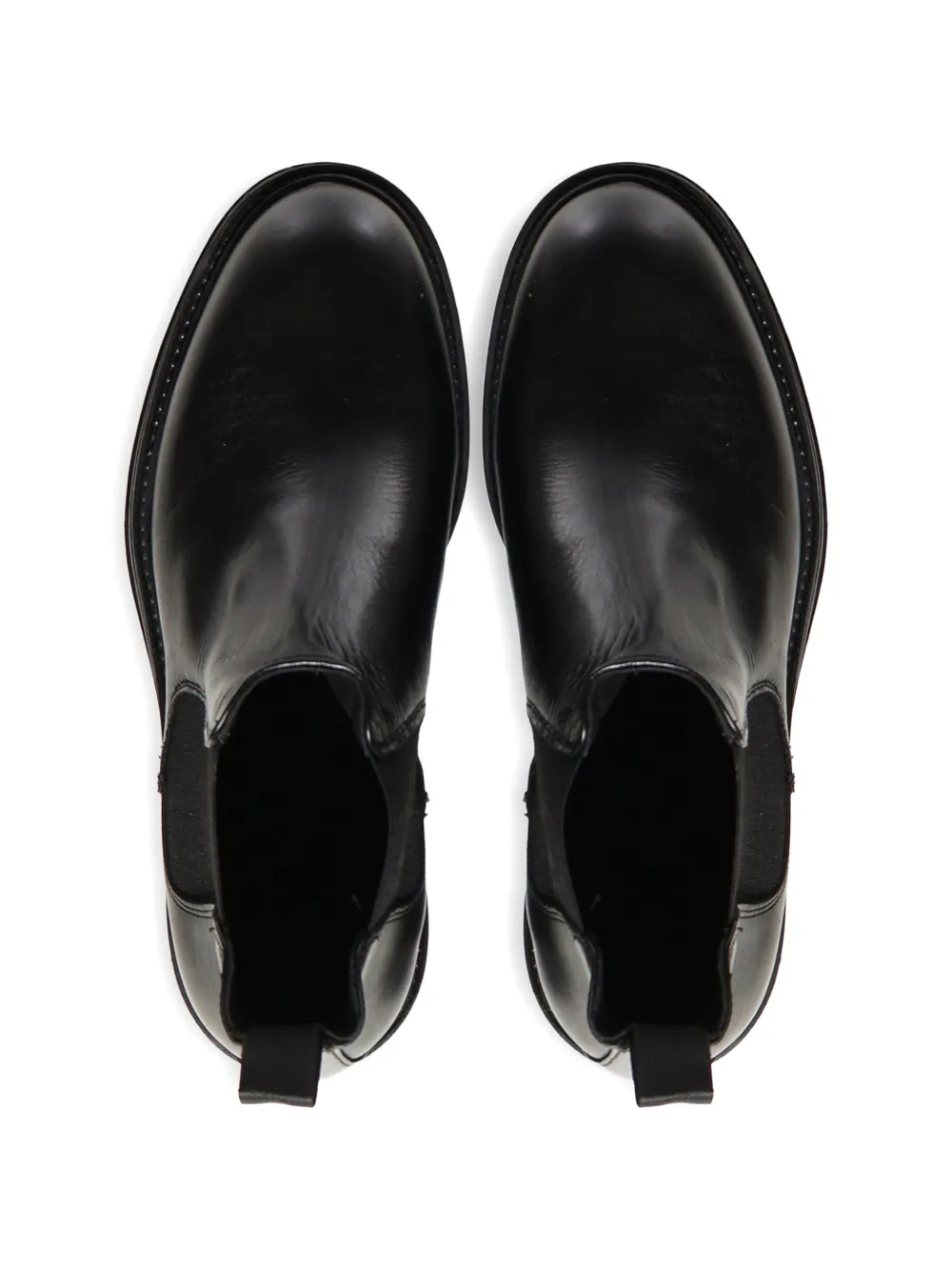 Giuliano Galiano Elite round-toe Chelsea boots Zwart