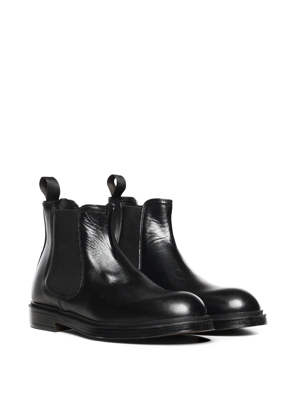 Giuliano Galiano Elite round-toe Chelsea boots Zwart