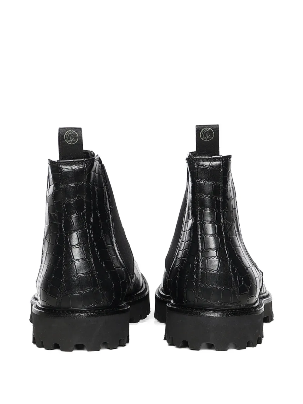 Giuliano Galiano Don Chelsea laarzen met ronde neus Zwart