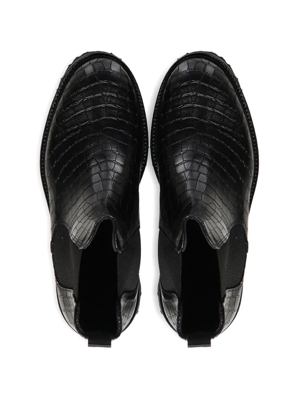 Giuliano Galiano Don Chelsea laarzen met ronde neus Zwart