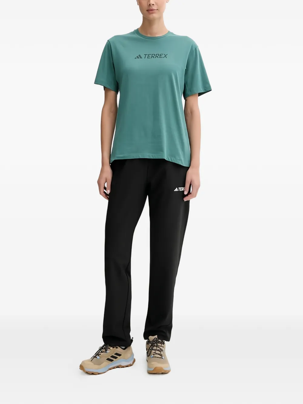 adidas Trainingsbroek met logoprint Zwart