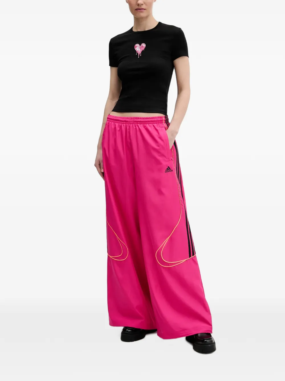adidas Teamgeist Adilenium broek met streep Roze