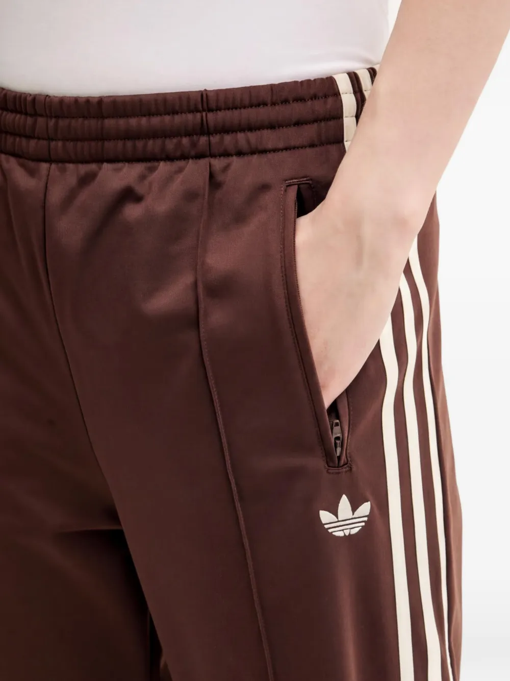 adidas Trainingsbroek met logo-detail Bruin