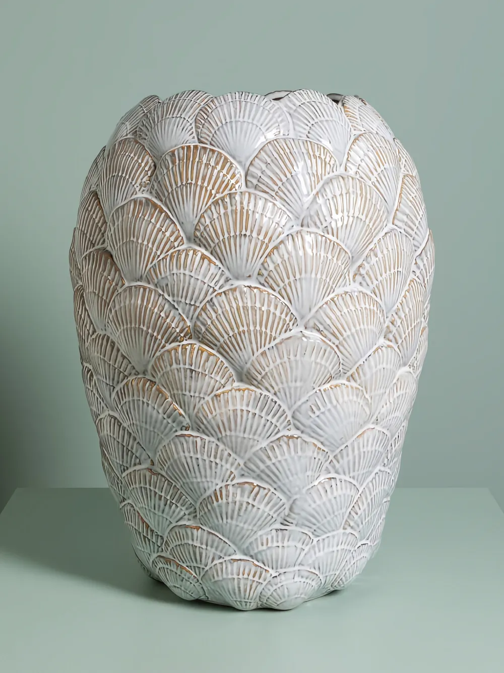  Cu I Seeyou Shell-design Vase - White 