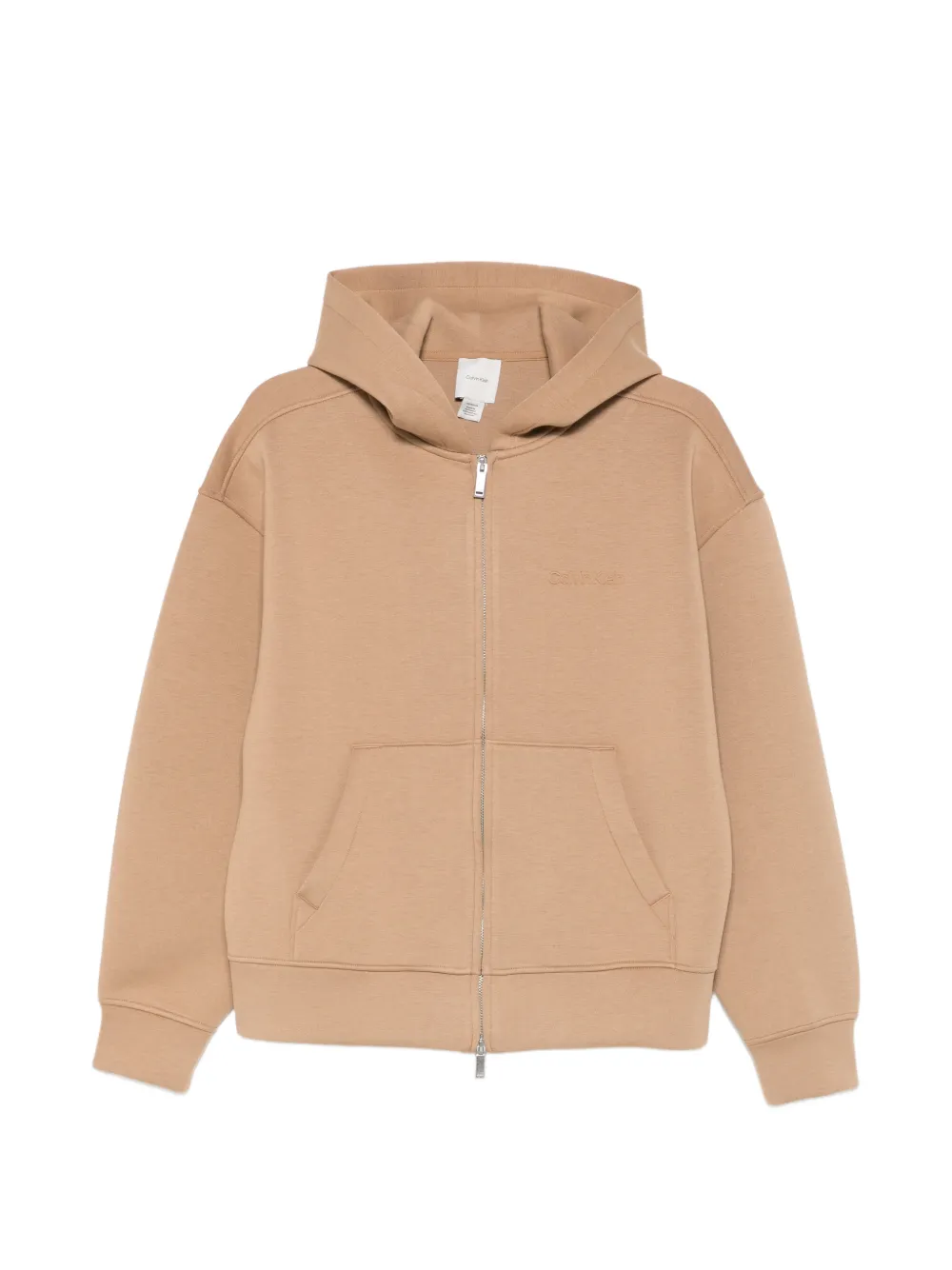 Calvin Klein Spacer zip-up hoodie - Nude