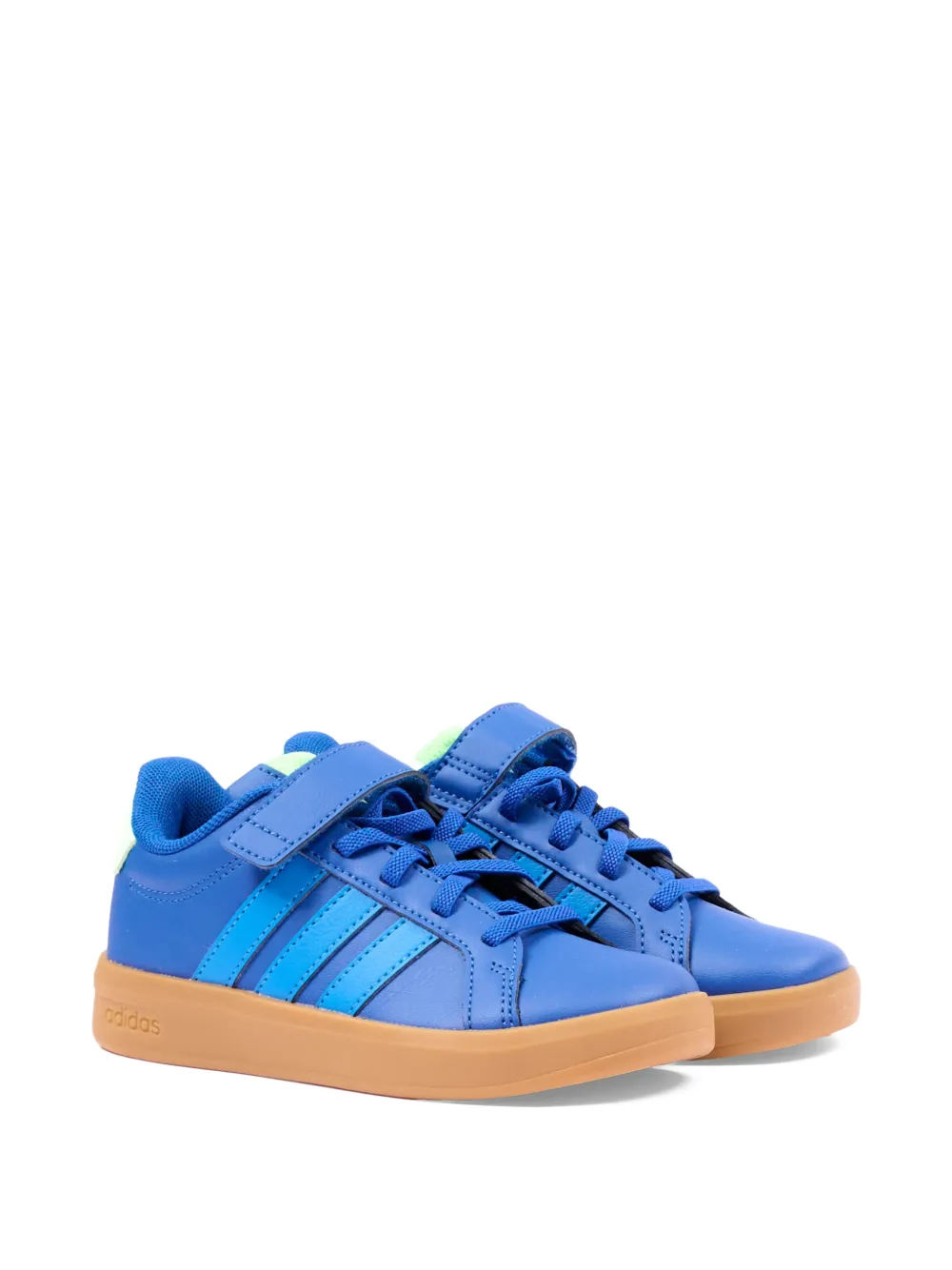 adidas Kids stripes touch-strap sneakers - Blu
