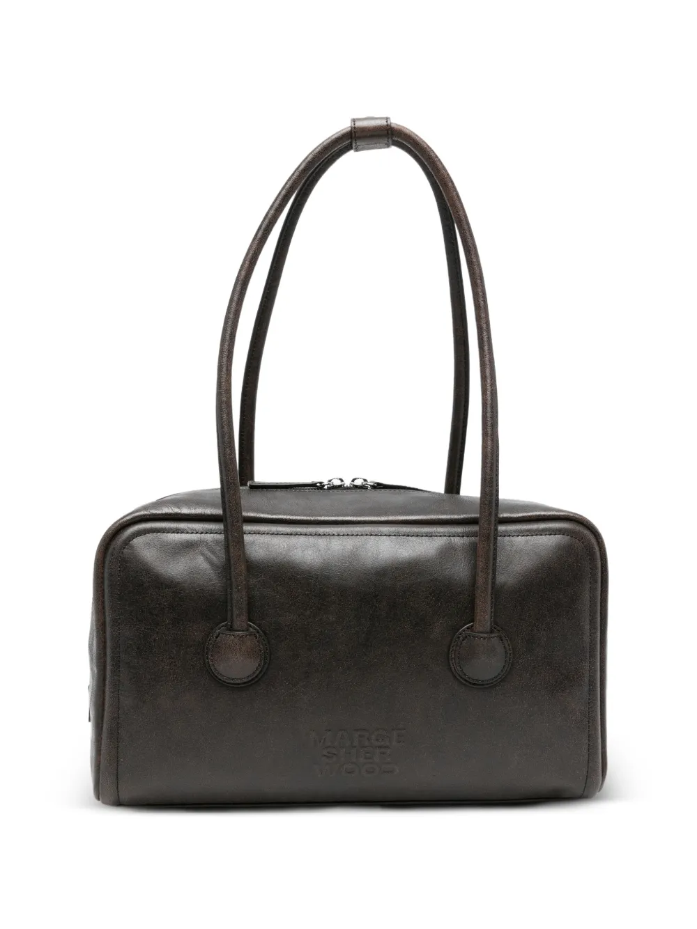 Marge Sherwood soft boston shoulder bag - Marrone