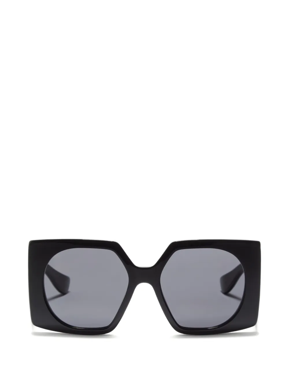 VALENTINO GARAVANI EYEWEAR rectangular acetate sunglasses - Nero