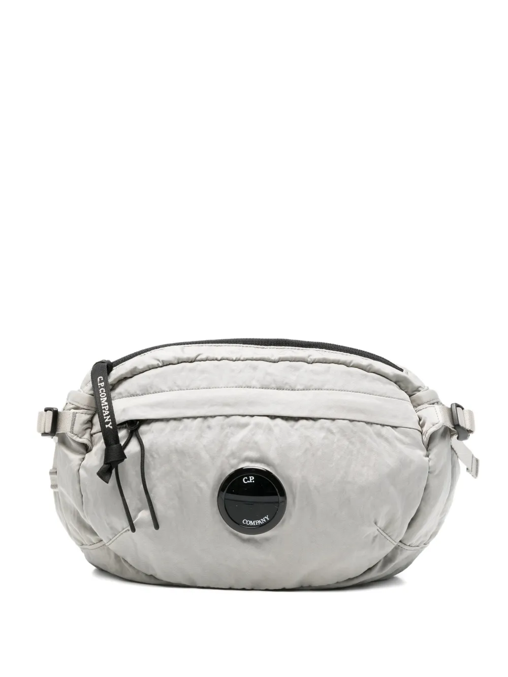 C.P. Company logo patch messenger bag - Grigio