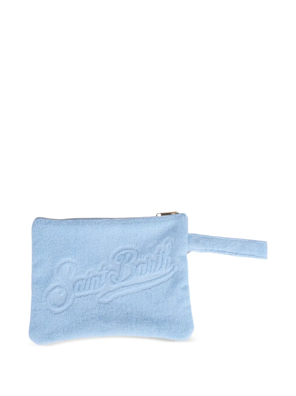 MC2 Saint Barth Kids Badstof pochette met reliëf Blauw