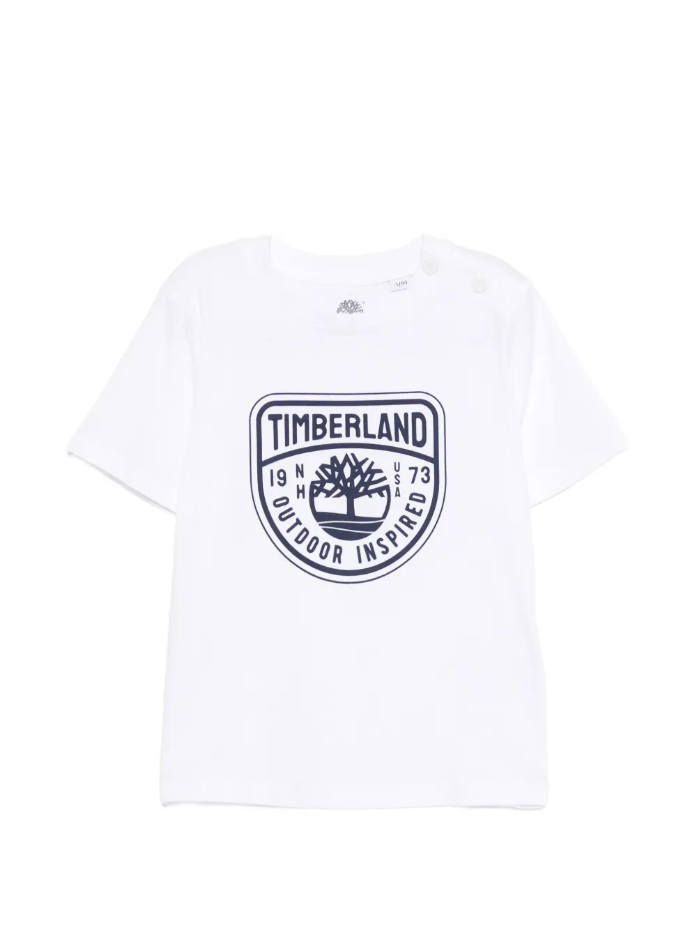 Timberland Kids short-sleeve T-shirt - Bianco