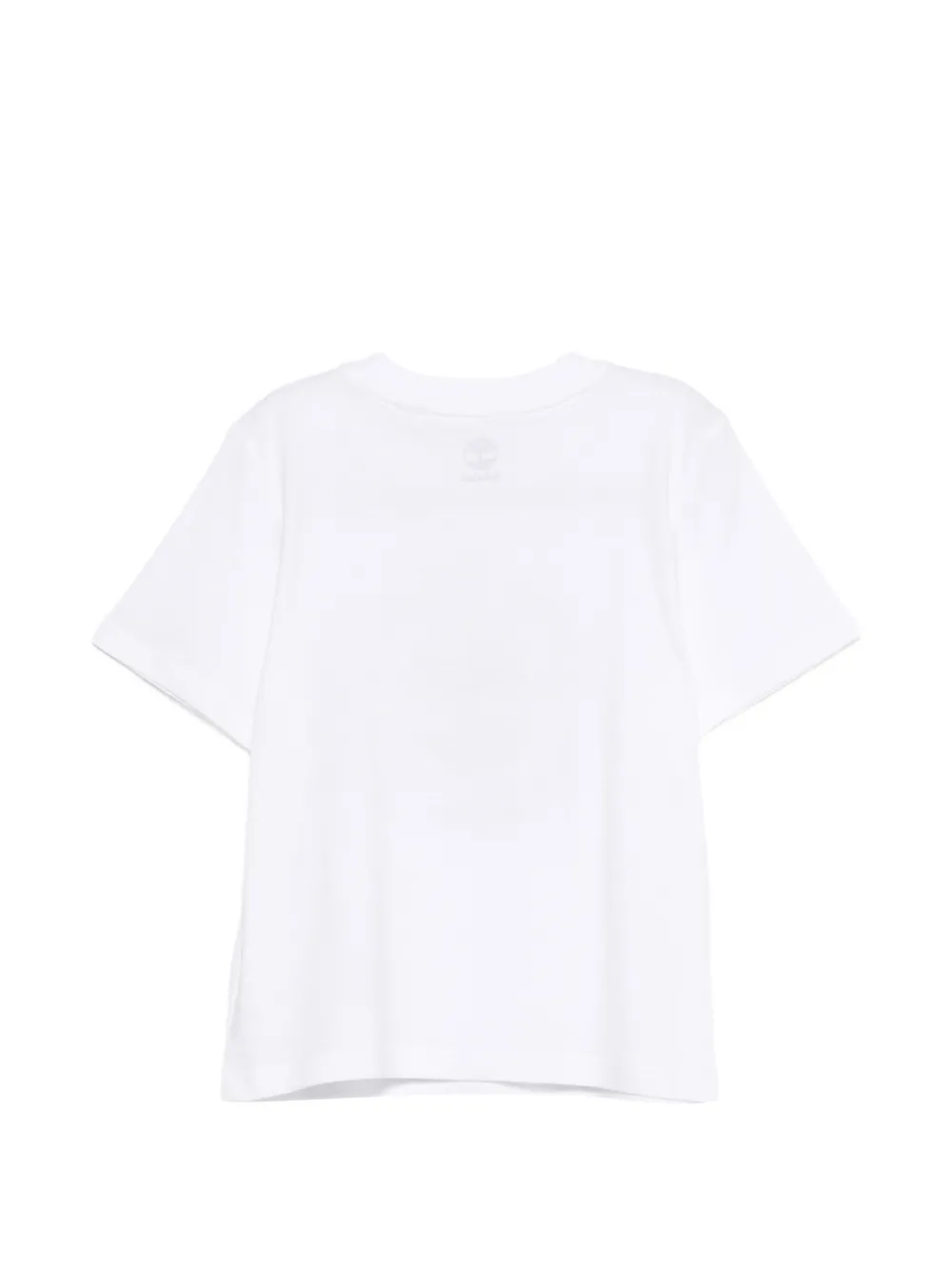 Timberland Kids T-shirt met logo Wit
