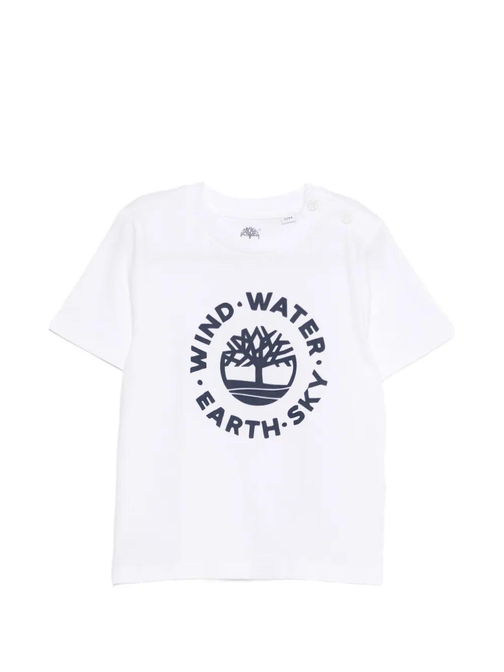 Timberland Kids logo T-shirt - Bianco