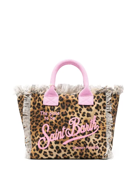 MC2 Saint Barth leopard-print tote bag