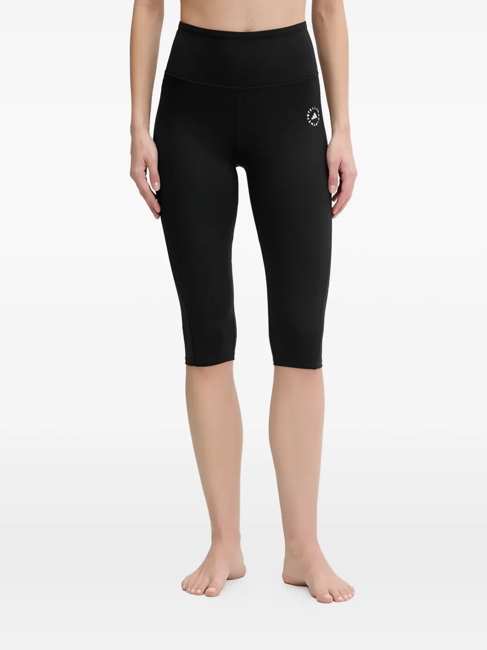 adidas by Stella McCartney logo-print leggings - Schwarz