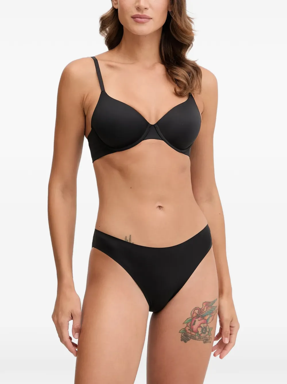 Polo Ralph Lauren logo-print bra - Nero