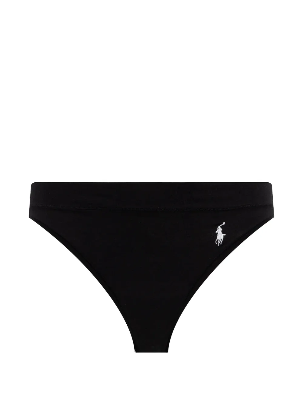  Polo Ralph Lauren Lot De Trois Strings à Motif Pony - Noir 