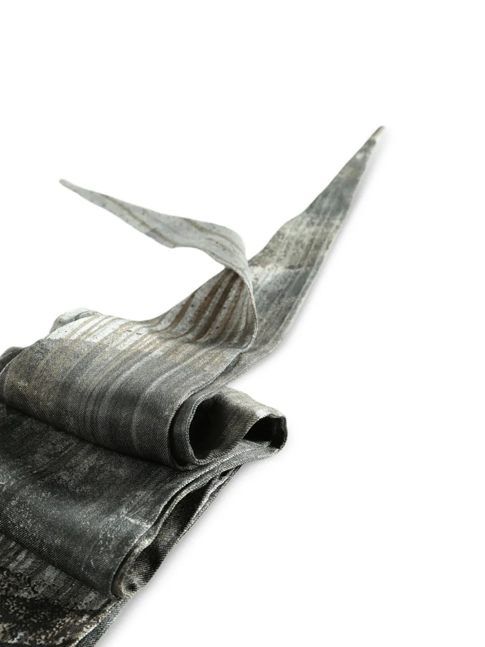  Ziggy Chen Patterned Scarf - Grey 