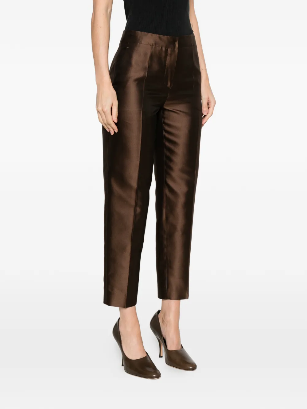 Max Mara Pleated Trousers - Brown 