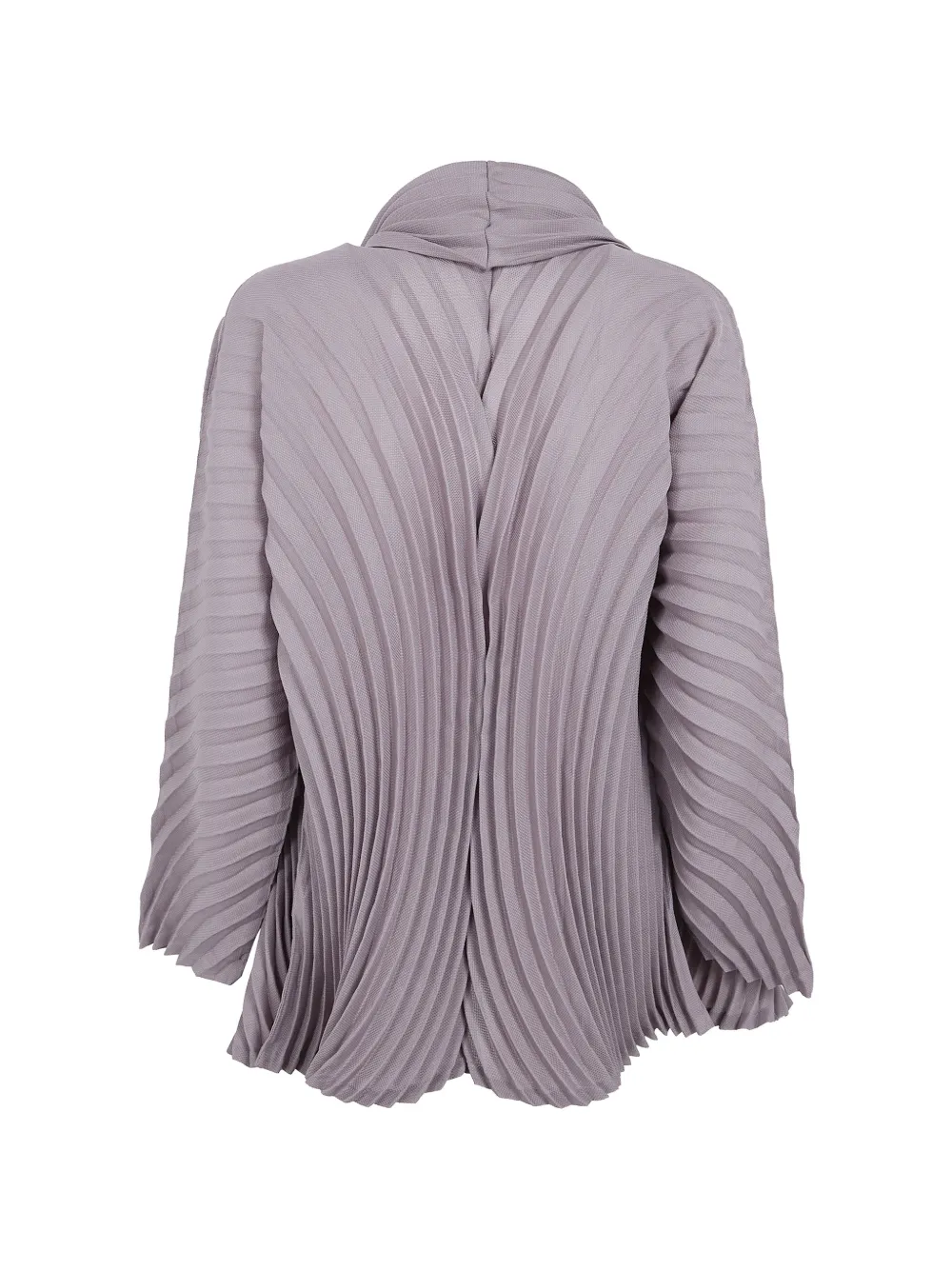  Issey Miyake Circle Pleated Jacket - Neutrals 
