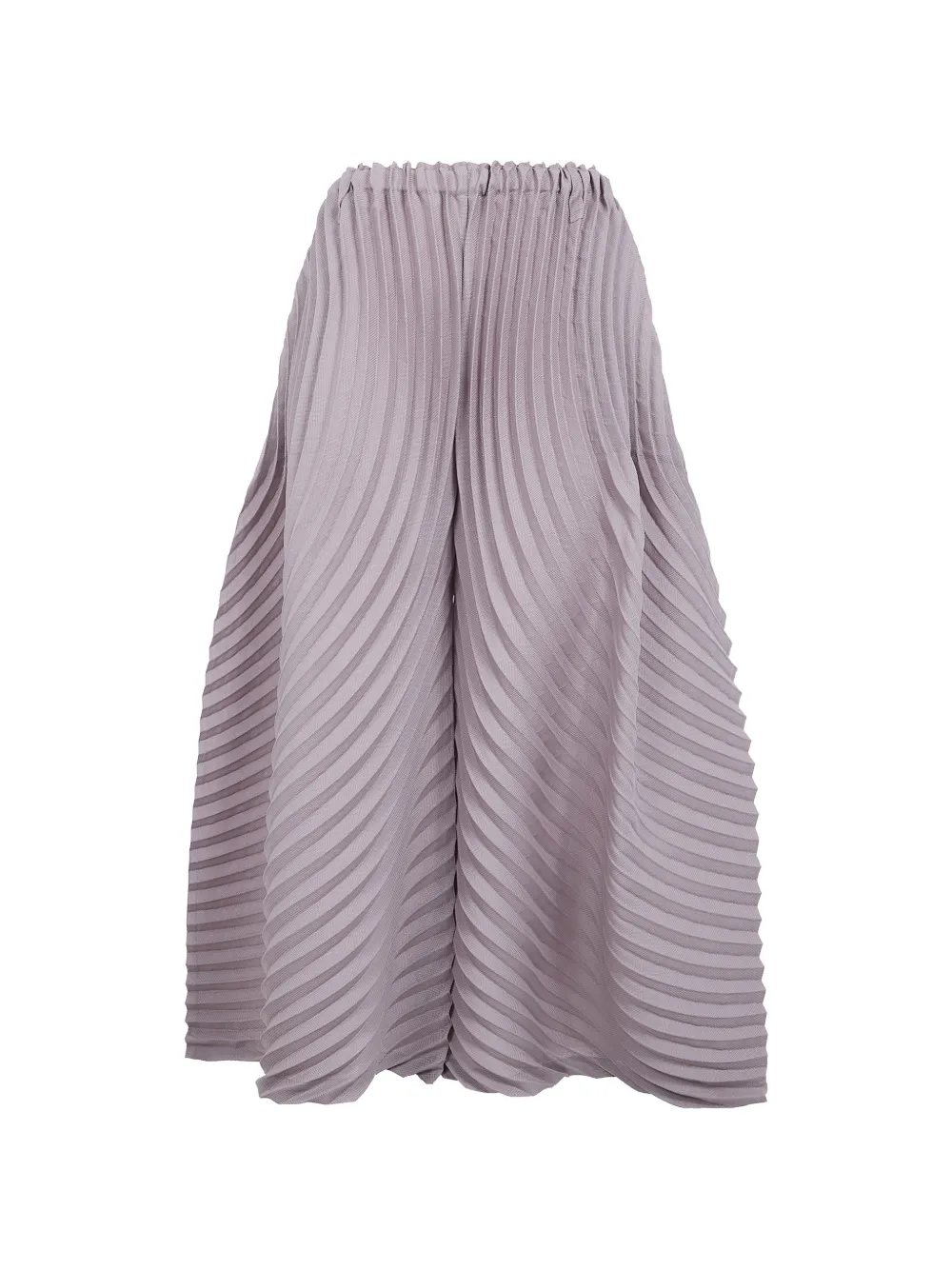 Issey Miyake Circle pleated trousers - Toni neutri