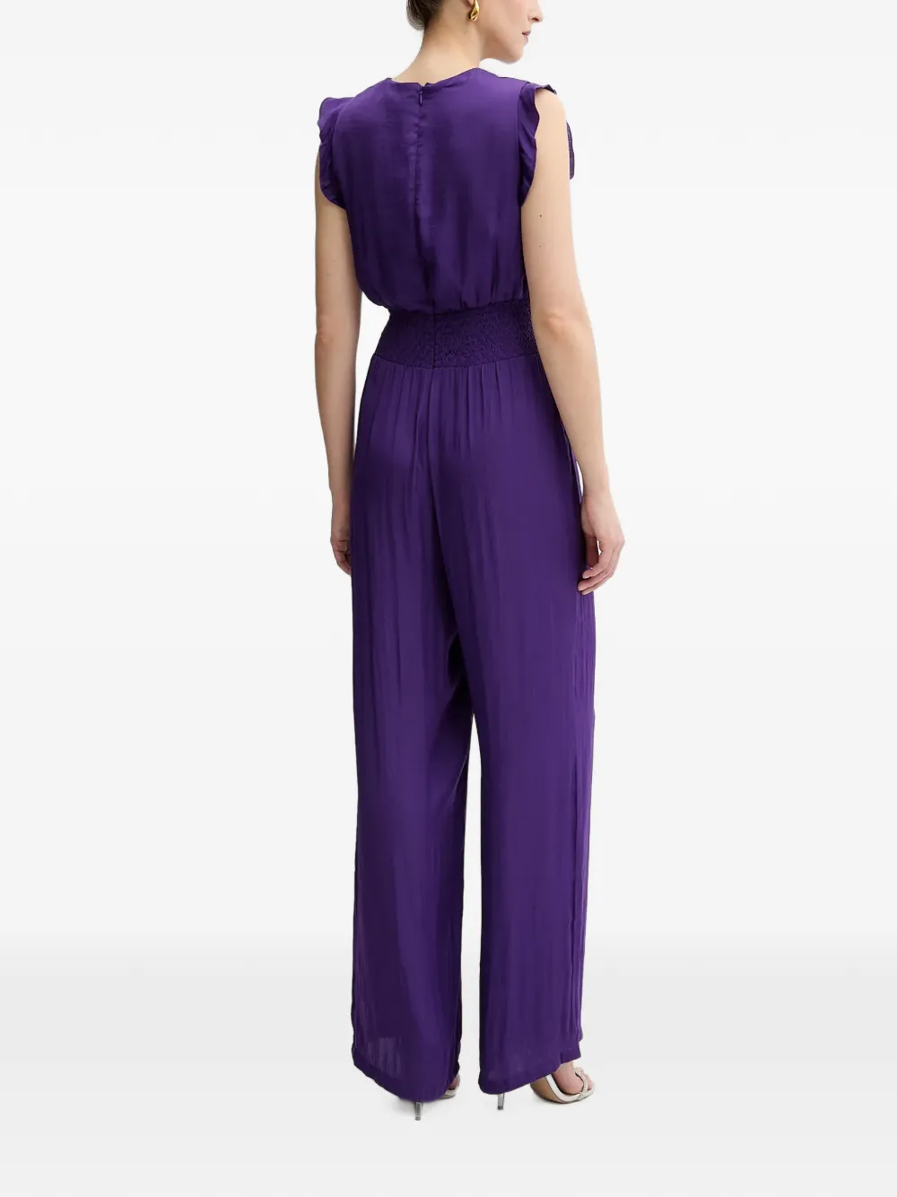 Morgan Jumpsuit met ruches Paars