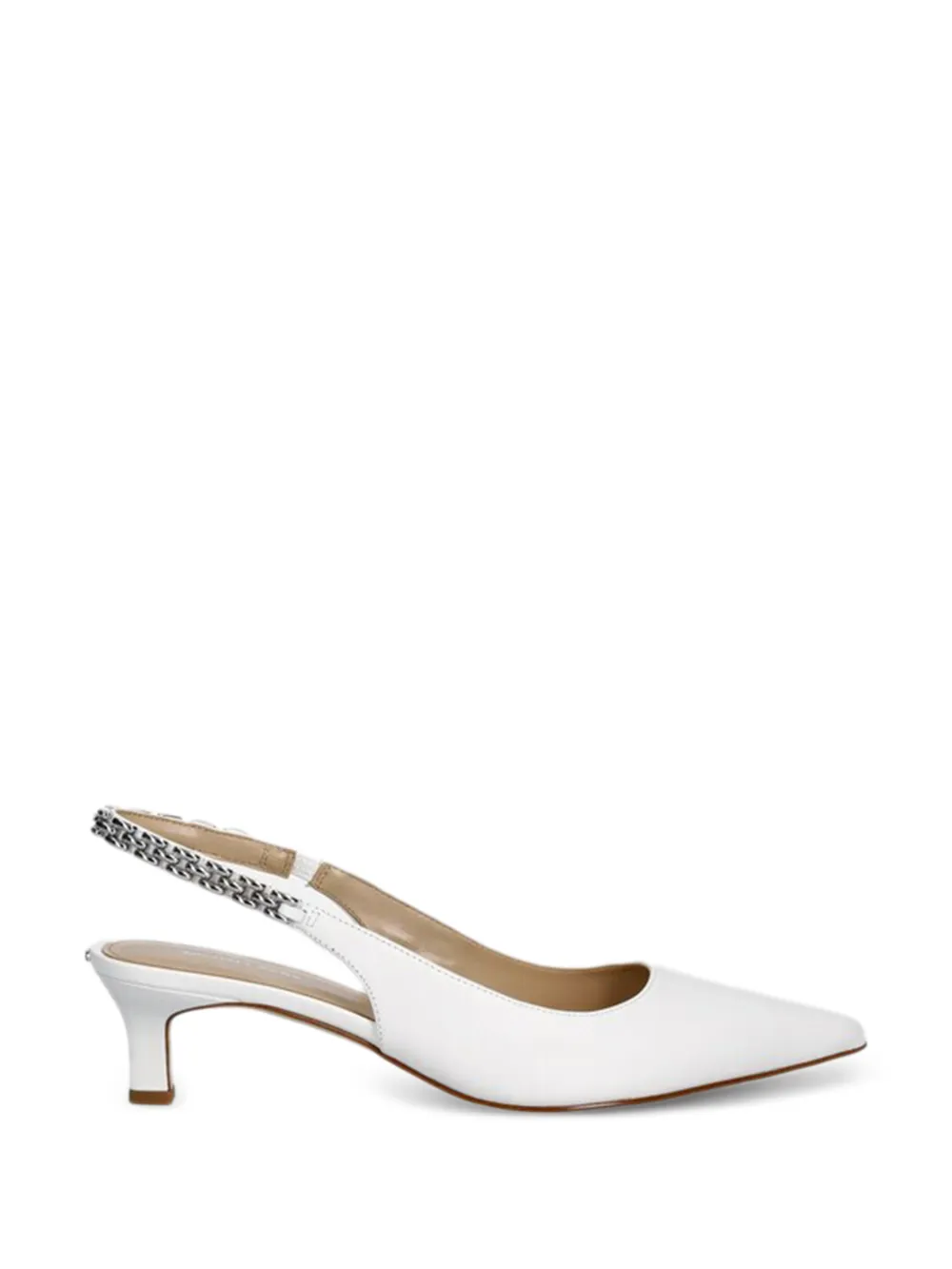 Michael Kors chain-embellished heeled pumps Wit