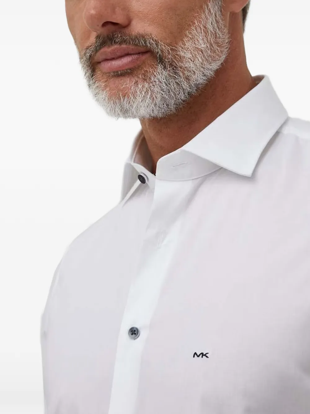Michael Kors logo-detail shirt Wit