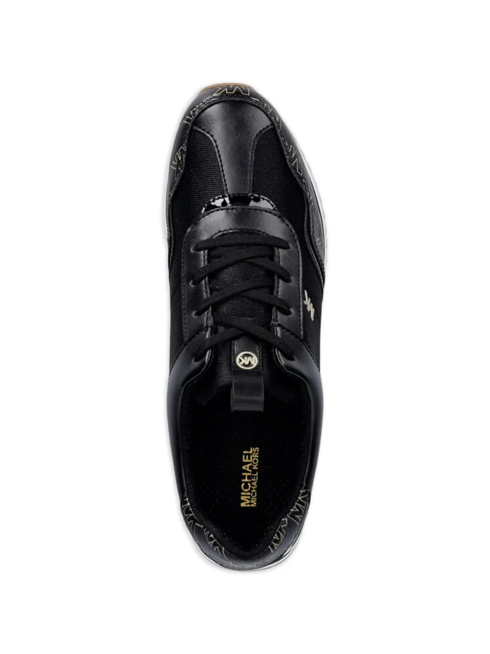 Michael Kors Raina logo-print sneakers Zwart
