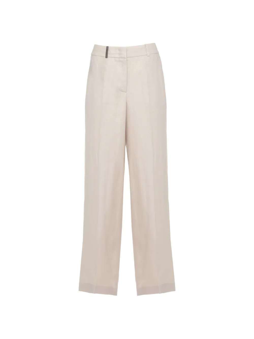 Peserico bead-detail wide-leg trousers - Toni neutri