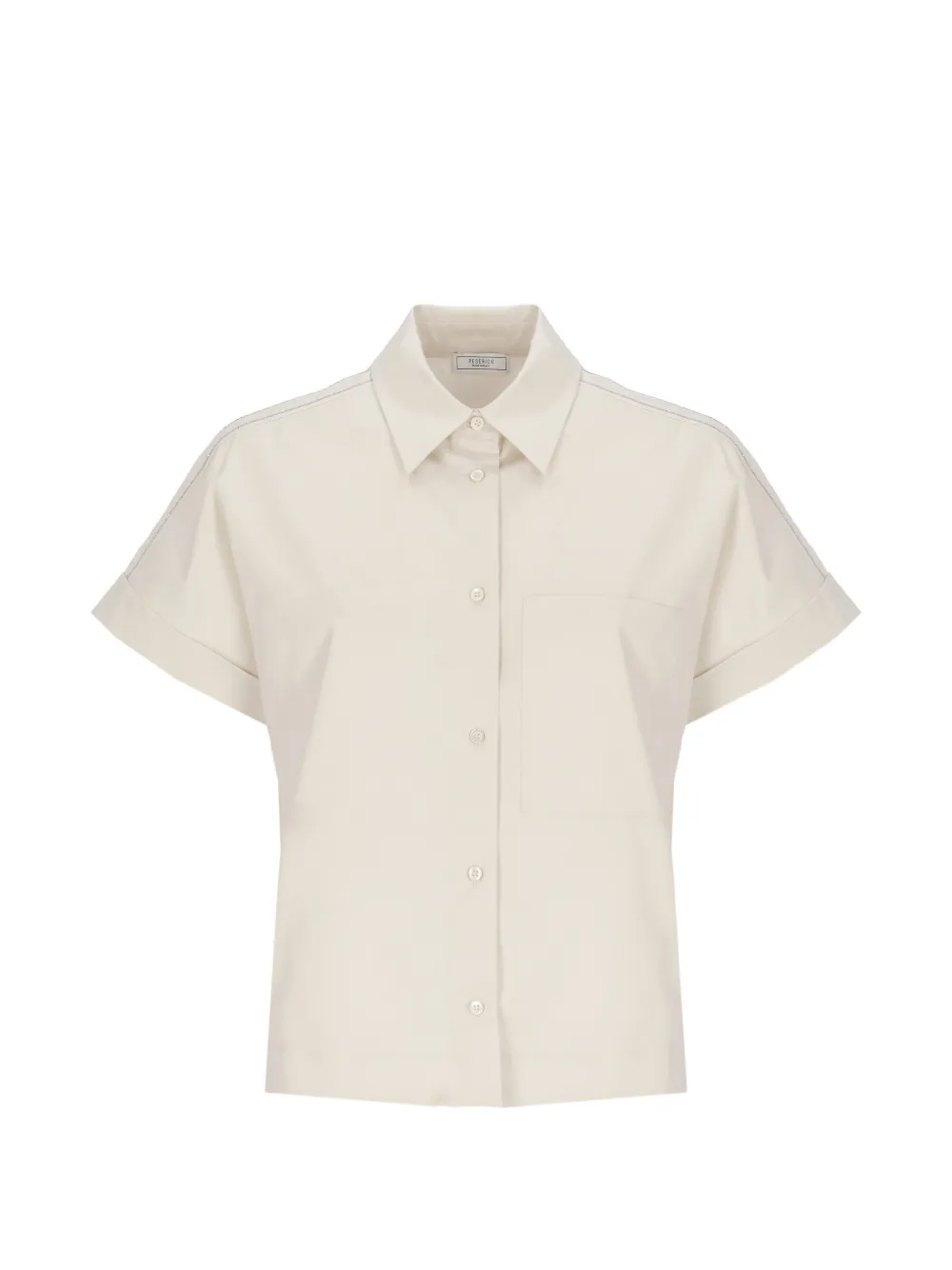 Peserico patch-pocket short-sleeve shirt - Toni neutri